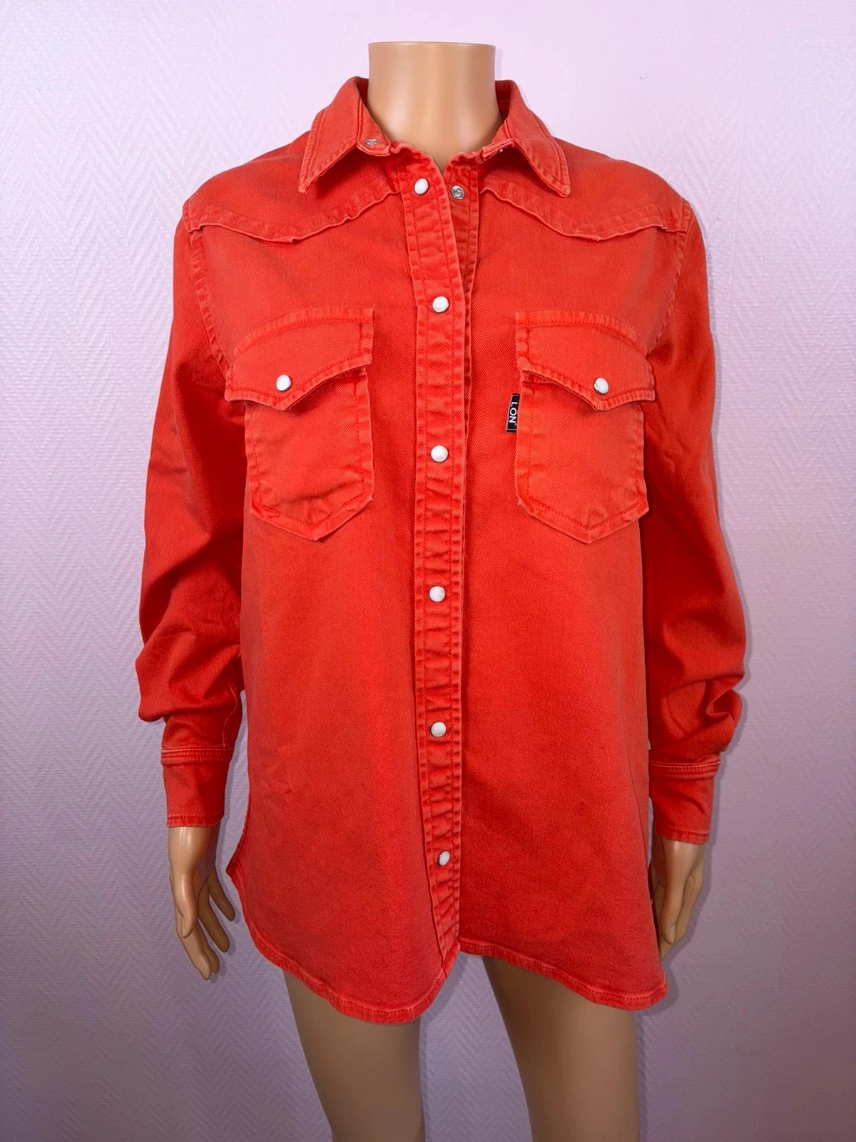 Chemise stylé en jeans peu mis taille 38 – photo 3